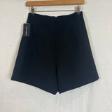 Carolina Herrera Brand New £500 Black Wool High Waisted Shorts XXS