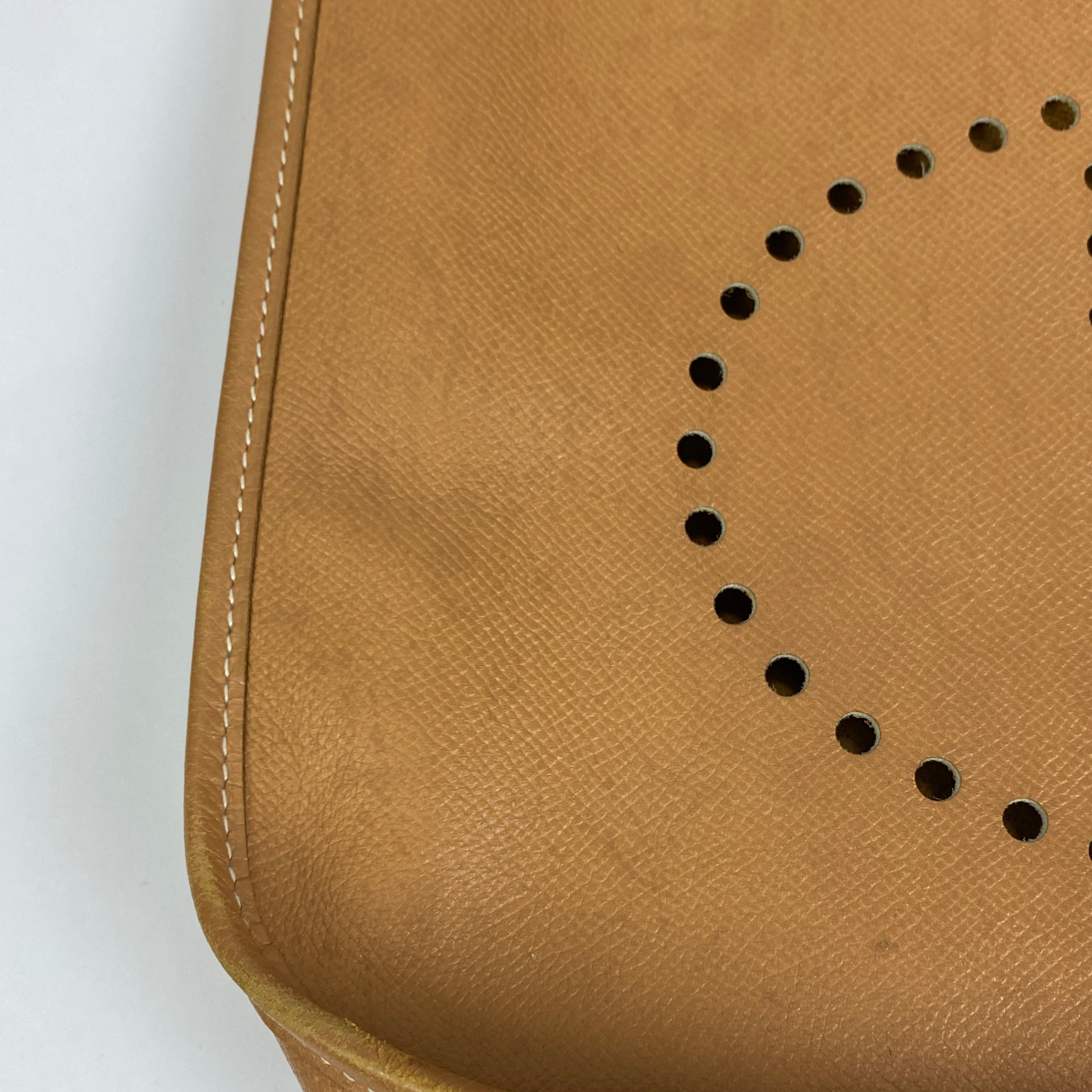 Hermes Evelyne 29 Gold Courchevel Leather Crossbody Bag
