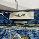 Isabel Marant Vintaged Denim Tapered Niaj Jeans XS