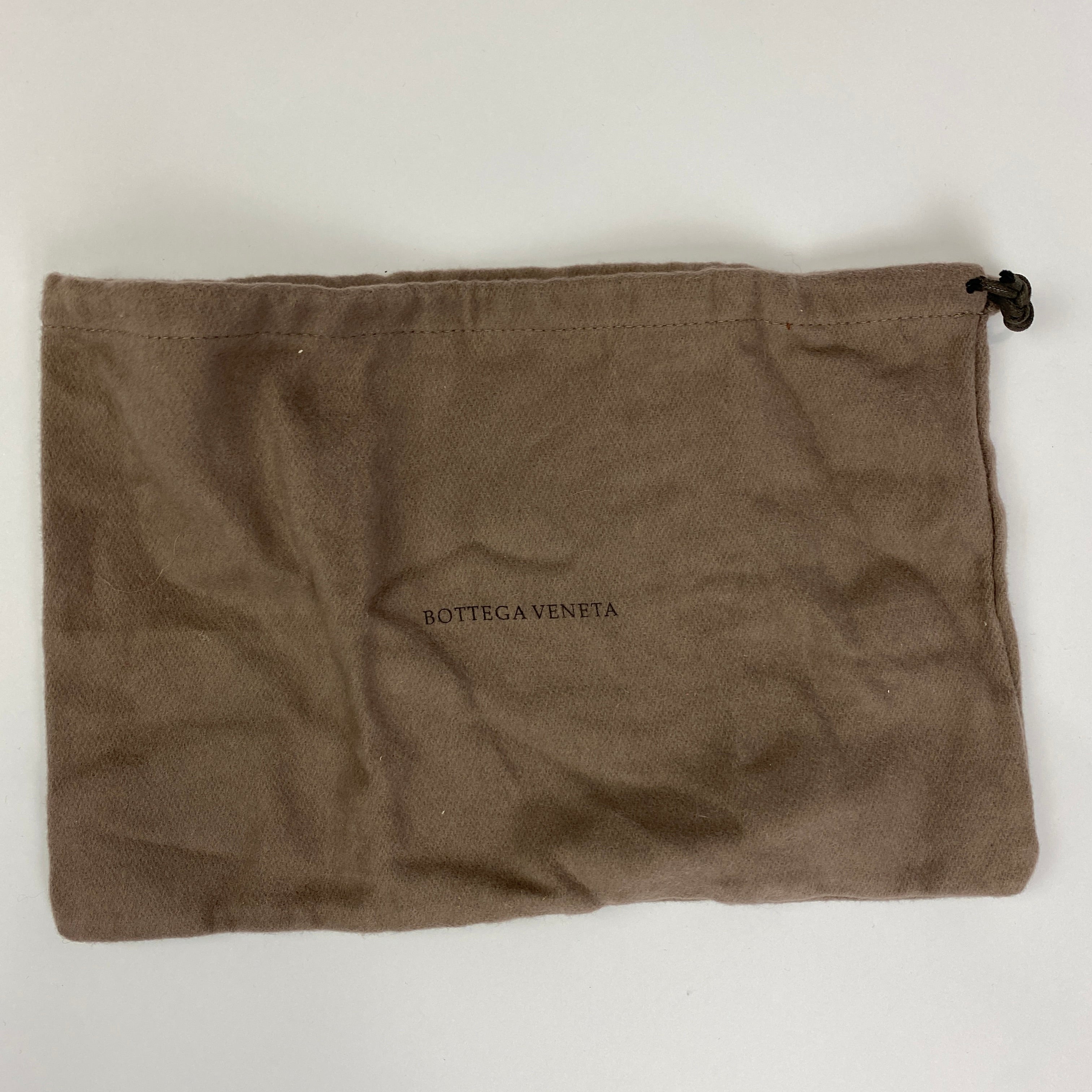 Bottega Veneta The Mini Blue Intrecciato Pouch Bag