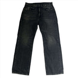 R13 Brand New £935 Washed Black Courtney Slim Jeans 31