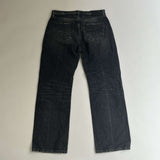 R13 Brand New £935 Washed Black Courtney Slim Jeans 31