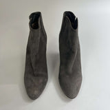 Jimmy Choo Grey Suede Wedge Heel Ankle Boots 39