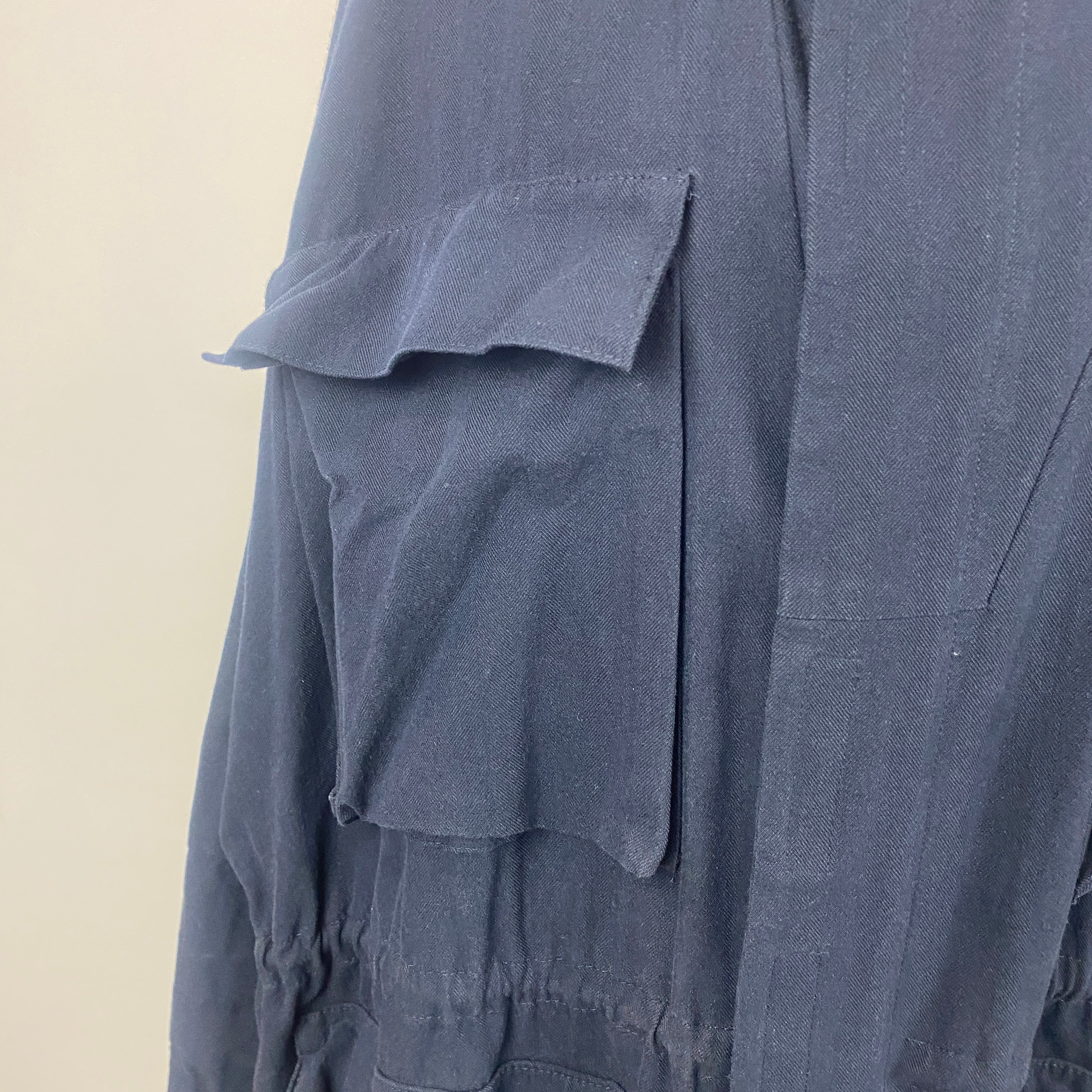 Raey £695 Navy Cotton & Wool Oversized Parka M/L/XL/XXL