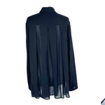 The Row £1250 Black Wool Gabardine Beto Mens Shirt S