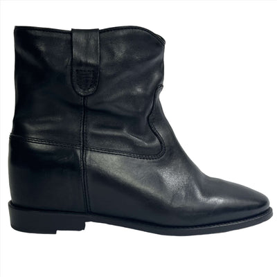 Isabel Marant Etoile £595 Black Leather Susee Ankle Boots 39