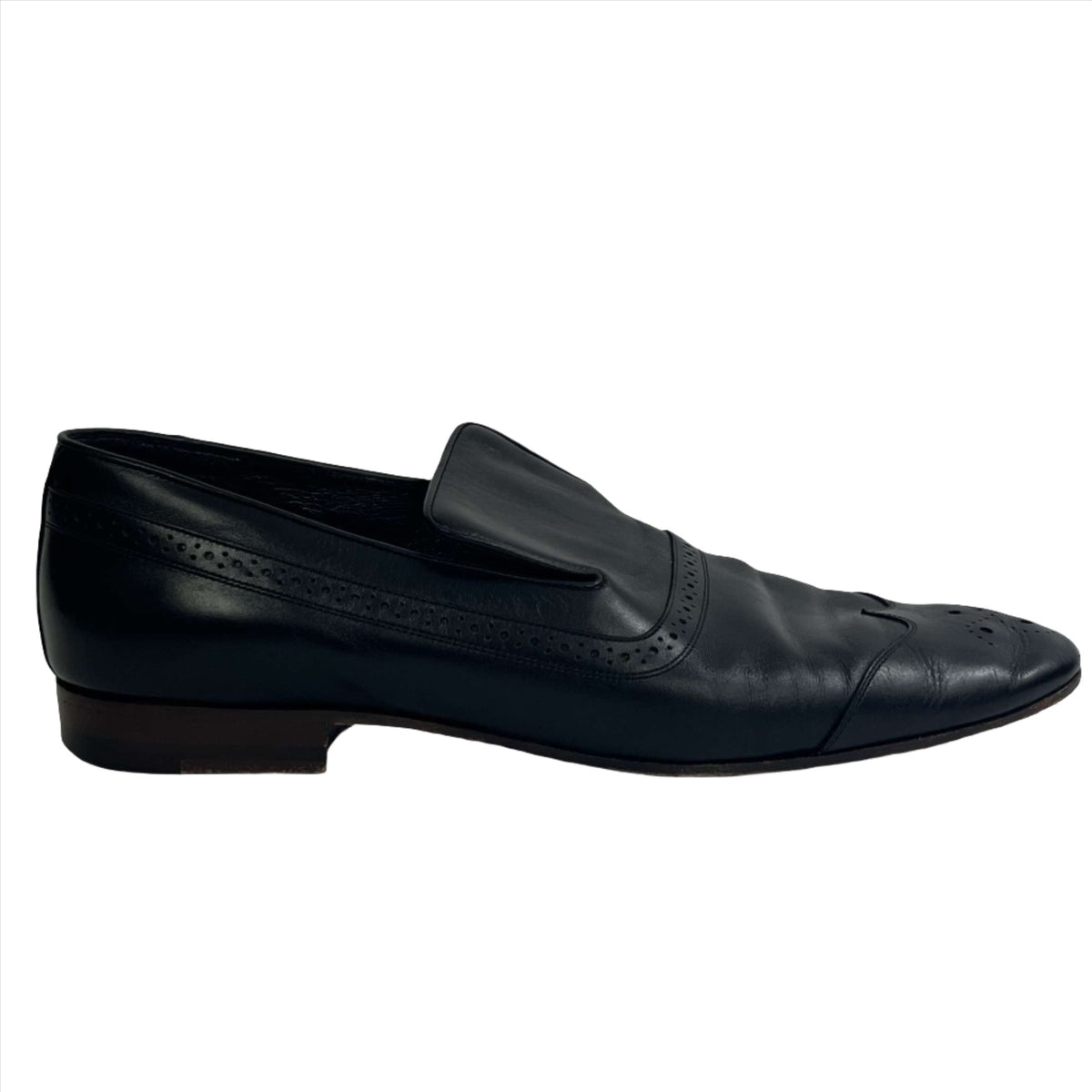 Celine Black LeatherBrogue Loafers38