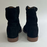 Isabel Marant Etoile £595 Black Suede Suede Ankle Boots 38