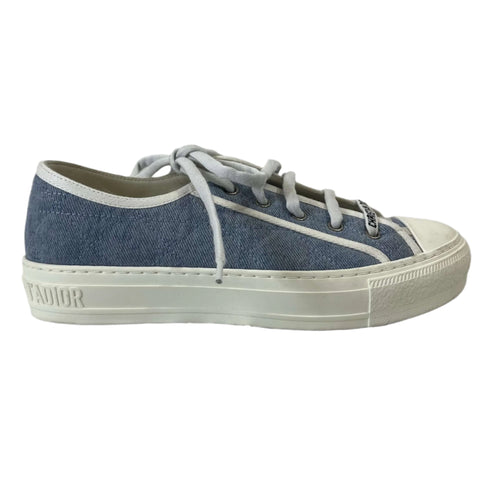 Christian Dior Brand New £890 Denim Walk'n'Dior Cannage Trainers 38