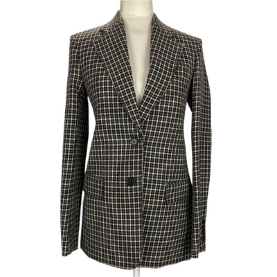 Celine Phoebe Philo New Grey Check Wool Classic Blazer XS