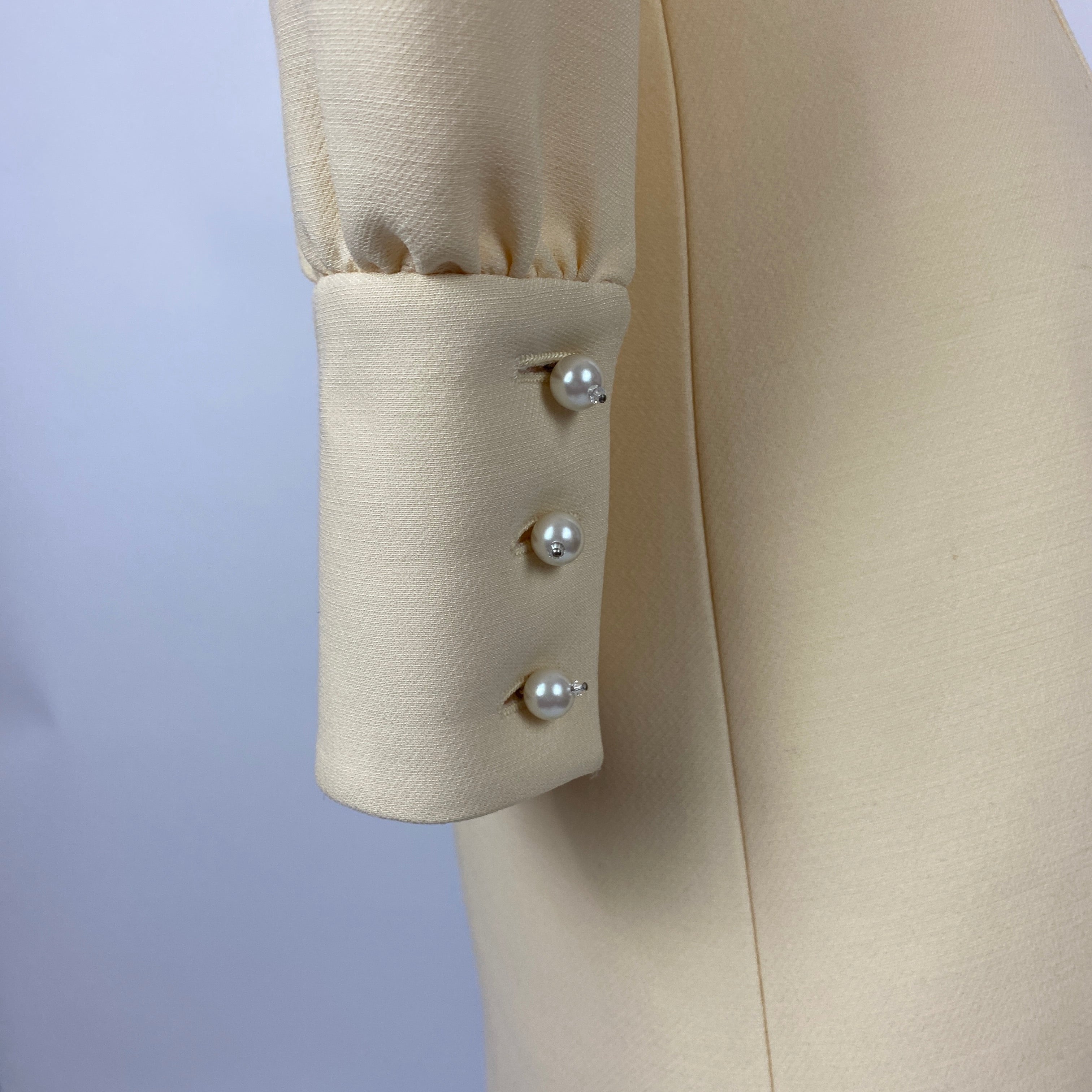 Miu Miu £2300 Vanilla Silk & Wool Mini Dress XS