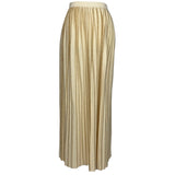 Gucci £1250 Cream & Gold Wool Knit Sunray Maxi Skirt M