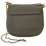 Chloe Mushroom Grained Calf Drew Crossbody Bag