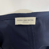 Dries Van Noten Navy Cotton Oversized Tunic Dress M/L/XL