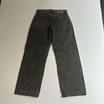 Vaquera Brand New £645 Washed Black Twisted Seam Jeans 30