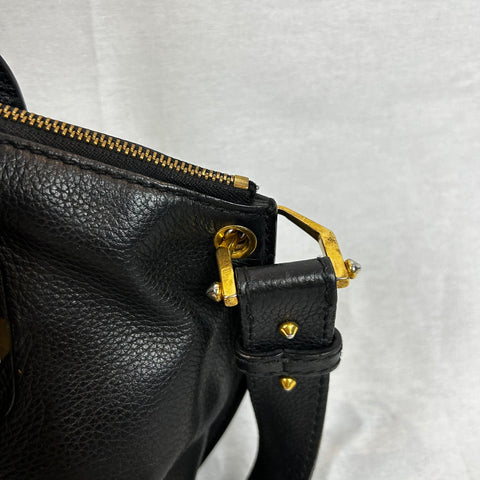 Alexander McQueen£995 Small Black Pebbled Leather Legend Bag