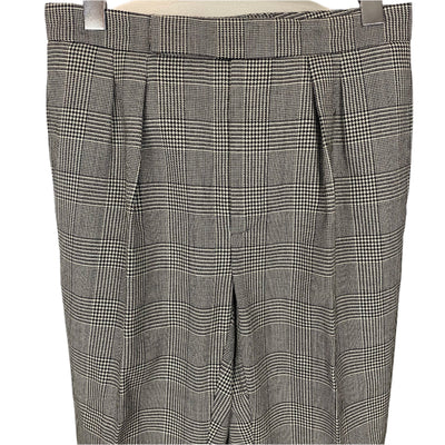 Ralph Lauren Purple Label  Monochrome POW Check Pants XXS