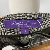 Ralph Lauren Purple Label  Monochrome POW Check Pants XXS