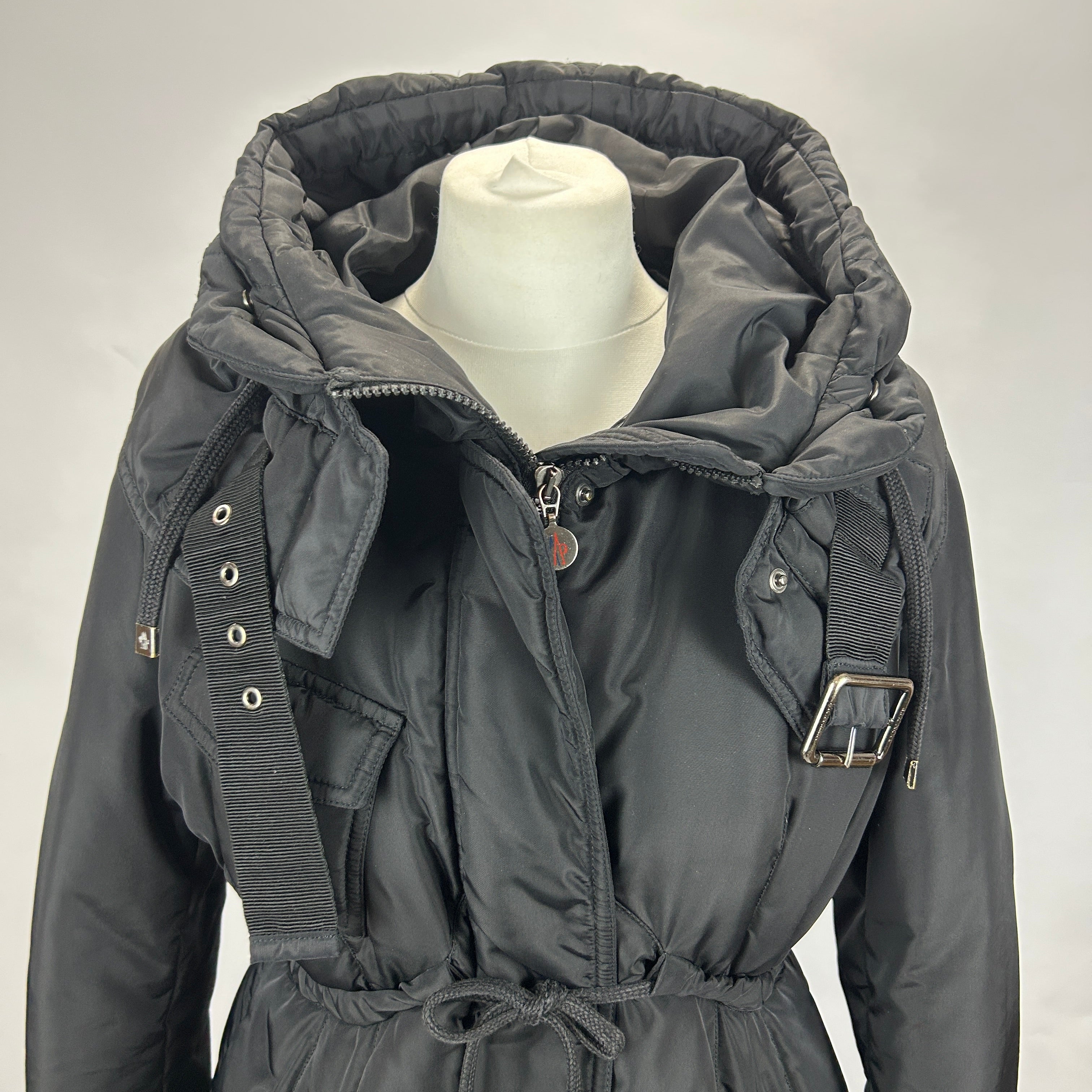 Moncler £1800 Black Phalangere Padded Coat M