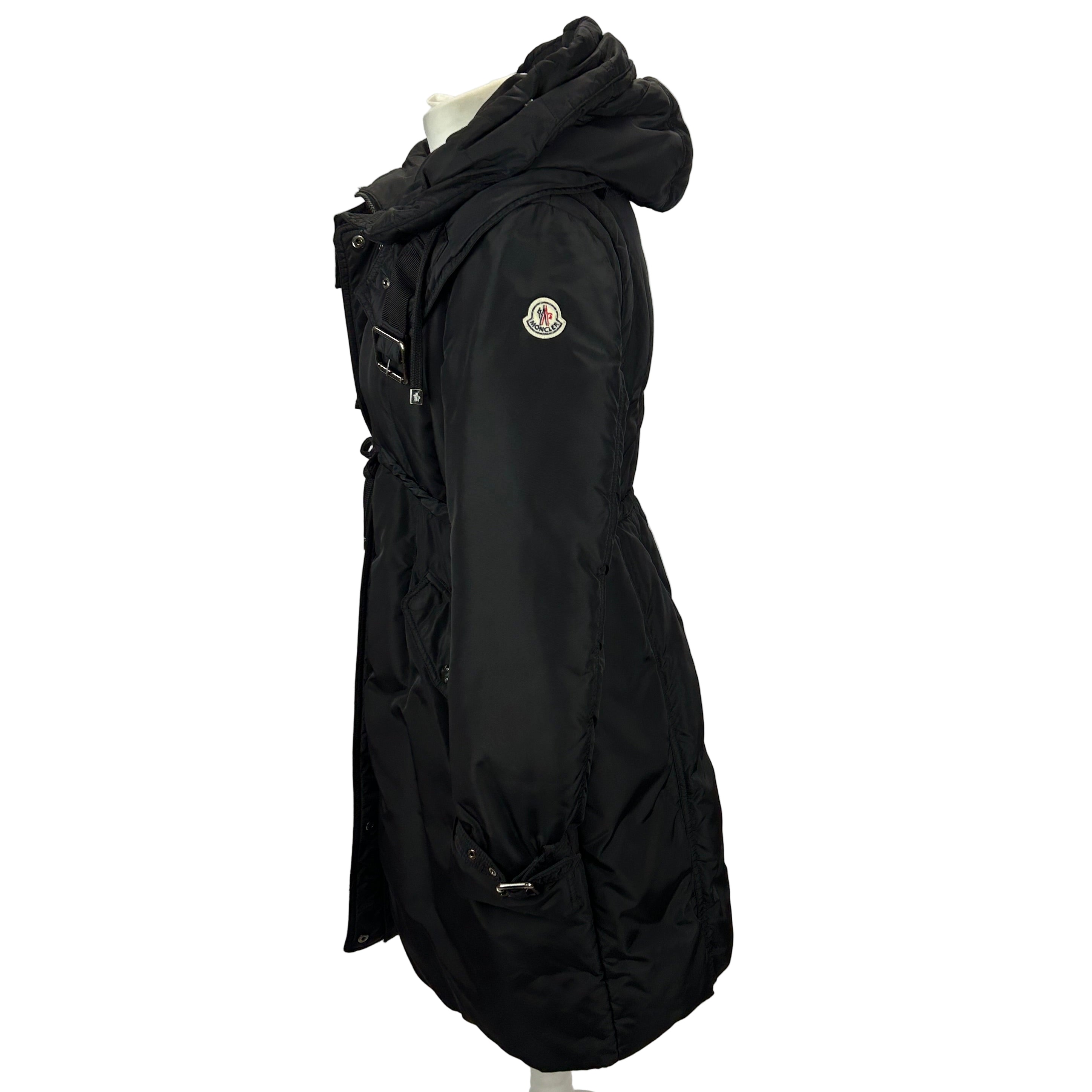 Moncler £1800 Black Phalangere Padded Coat M