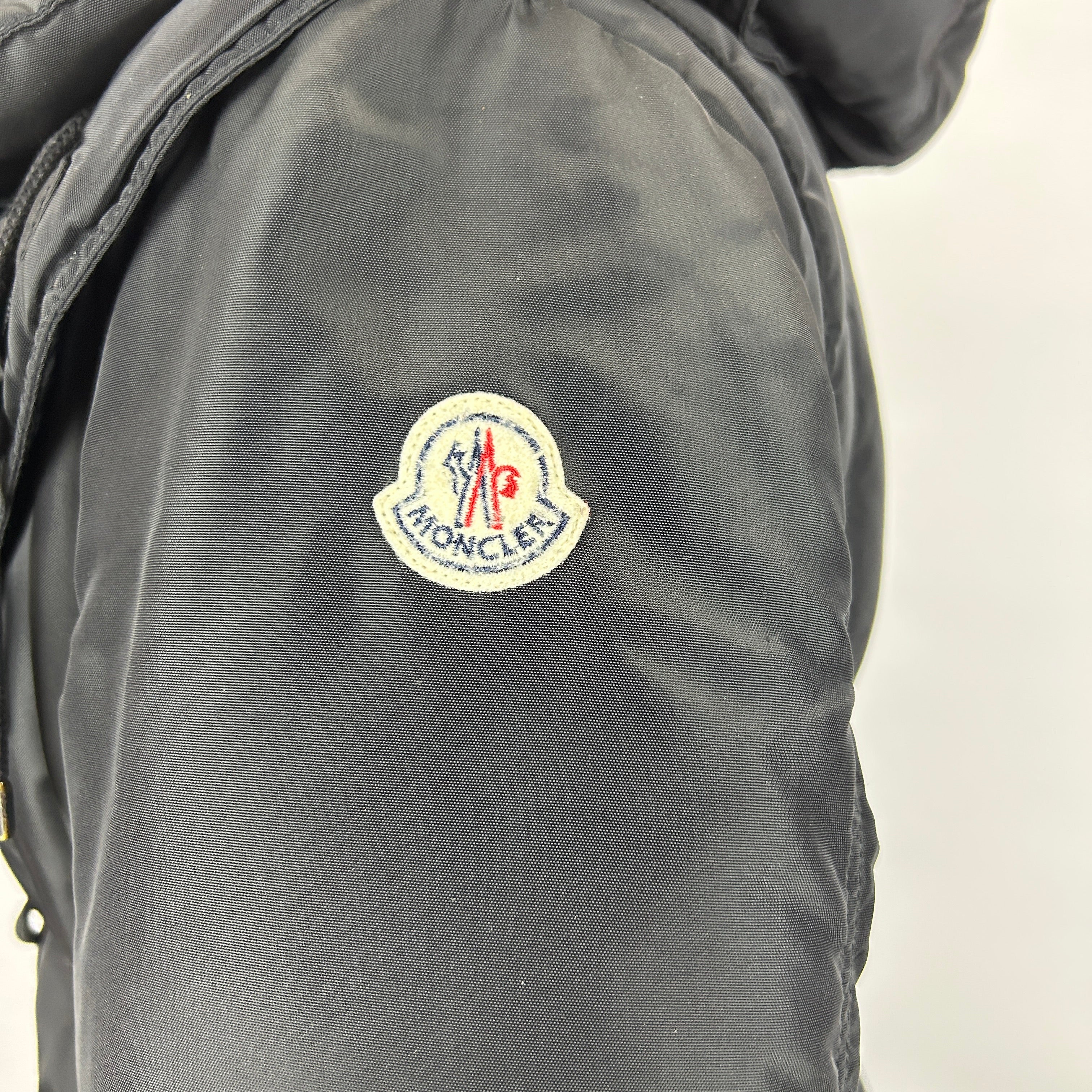 Moncler £1800 Black Phalangere Padded Coat M