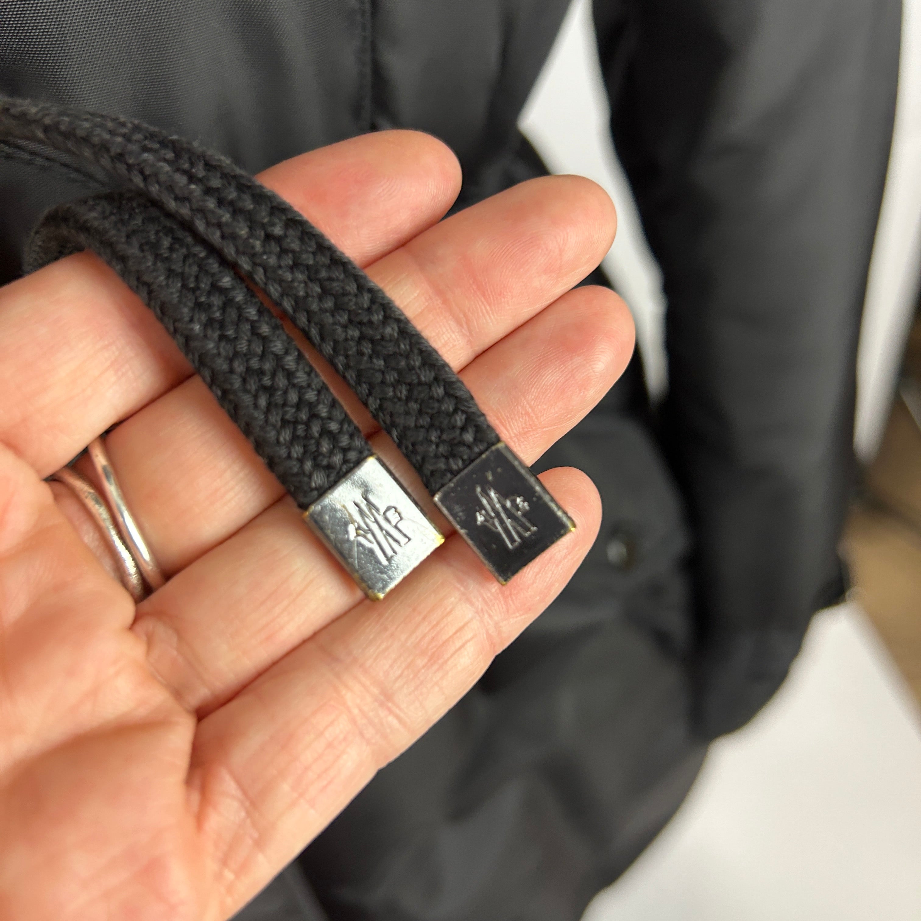 Moncler £1800 Black Phalangere Padded Coat M