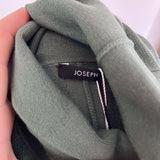 Joseph Brand New £675 Dark Sage Stretch Silk Knit Dress XS