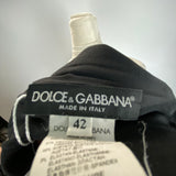 Dolce & Gabbana Brand New £1260 Black Crepe Classic Shift Dress S