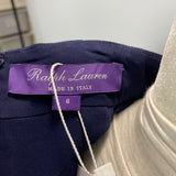 Ralph Lauren Purple Label £2830 Silk & Wool Buttoned Maxi Dress S