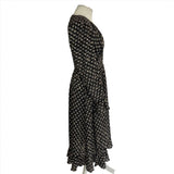 Stine Goya Black Star Maxi Dress S