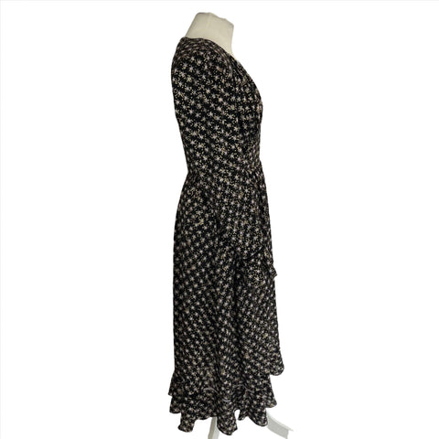 Stine Goya Black Star Maxi Dress S