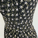 Stine Goya Black Star Maxi Dress S