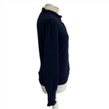Wyse Navy Sparkle Cotton Knit Cardigan S
