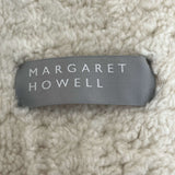 Margaret Howell Navy Wool Sheepskin Lined Pea Coat L