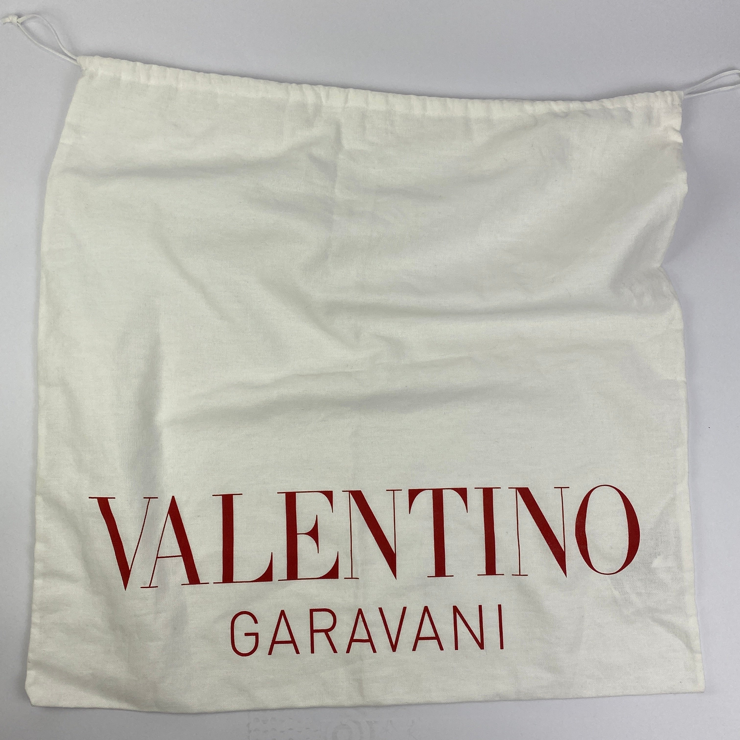Valentino £2700 Black Atelier Rose Edition Messenger Bag