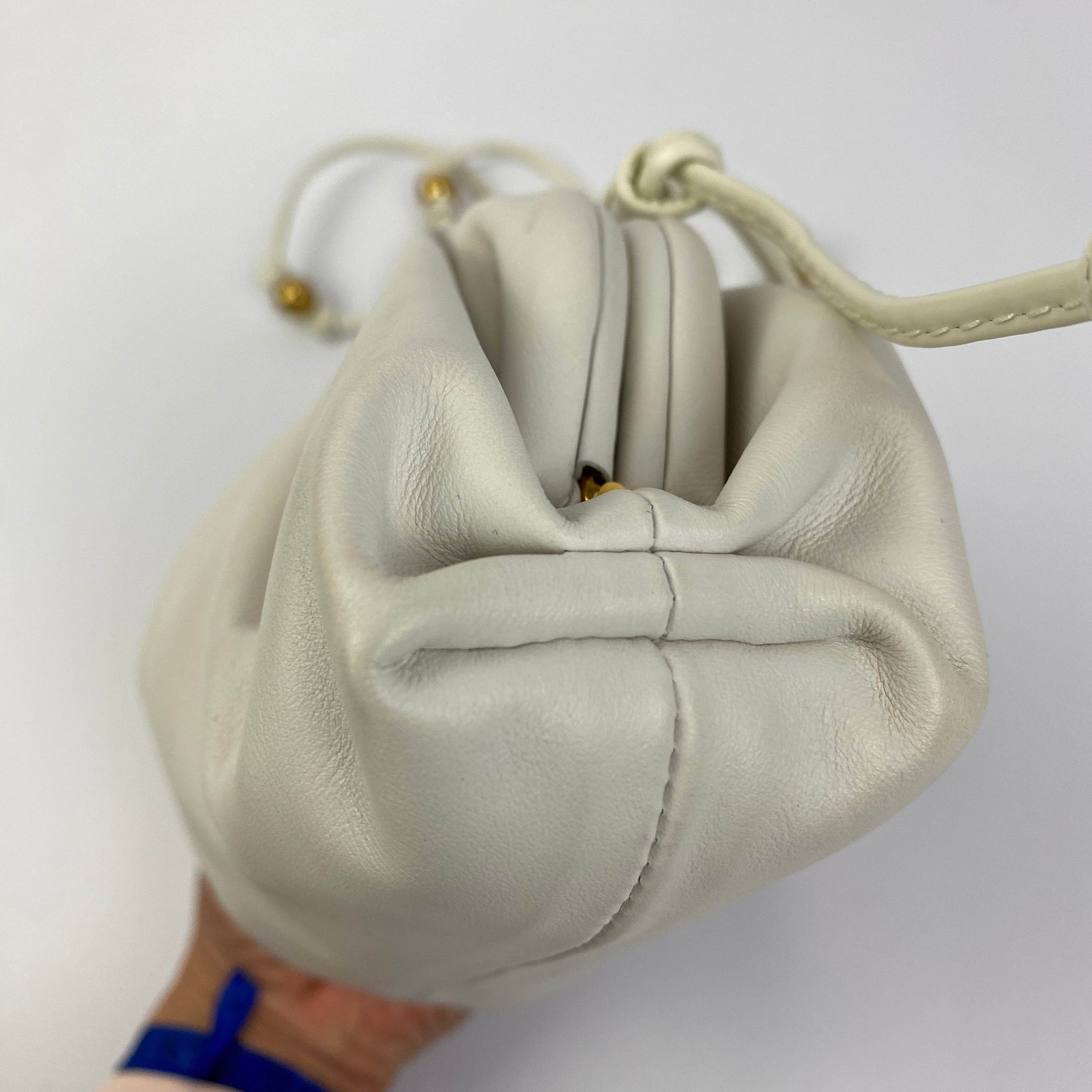 Bottega Veneta The Mini White Cross Body Bag