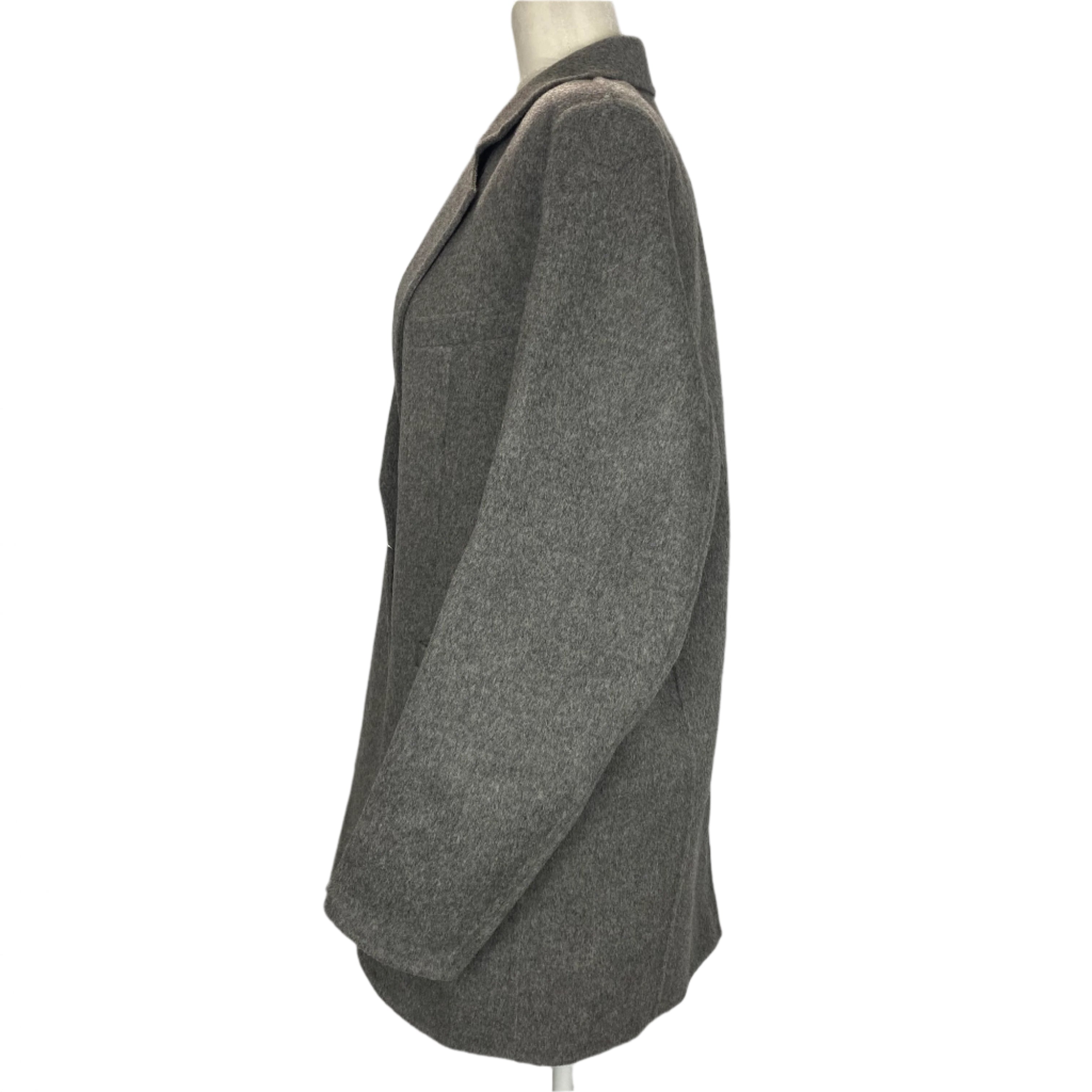 Vanessa Bruno £340 Pale Grey Wool Mix Marc Coat XS