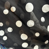 Carolina Herrera Black & Ivory Polka Dot Silk Shirtdress XXS