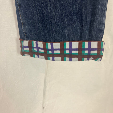 Marni Brand New Vintaged Jeans with Print Detail 26