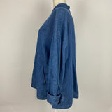 Pas De Calais Mid Denim Nehru Jacket XS/S/M