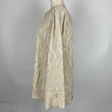 Masscob £395 Vanilla Textured Silk Mix Blouse S