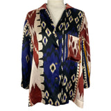 Forte Forte Ikat Print Silk Shirt XS