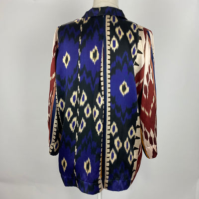 Forte Forte Ikat Print Silk Shirt XS