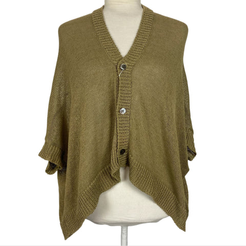 Ichi Antiquities New Pale Olive Cotton Cardigan XS/S