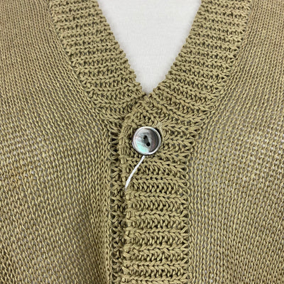 Ichi Antiquities New Pale Olive Cotton Cardigan XS/S