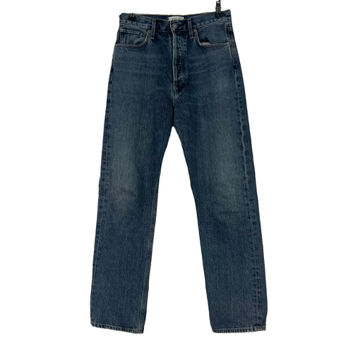 Agolde Mid Wash Straight Leg Jeans XS