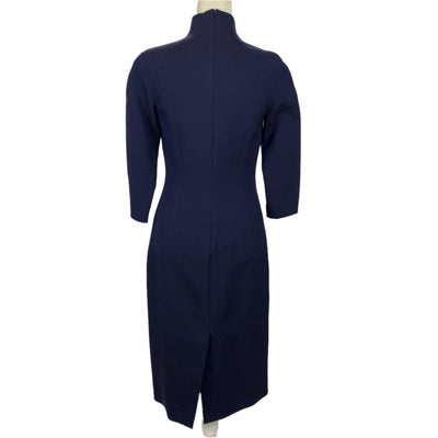 Ralph Lauren Purple Label £2830 Silk & Wool Buttoned Maxi Dress S