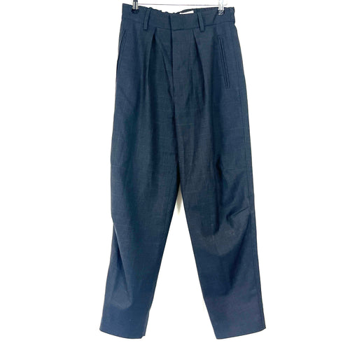 Isabel Marant Blue and Grey Tartan Trousers XS
