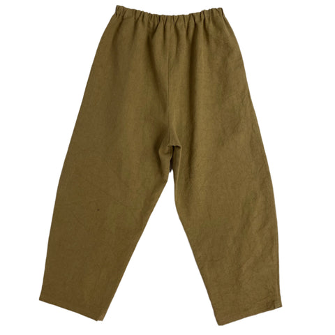 Apuntob New £325 Pale Olive Linen Pants XS