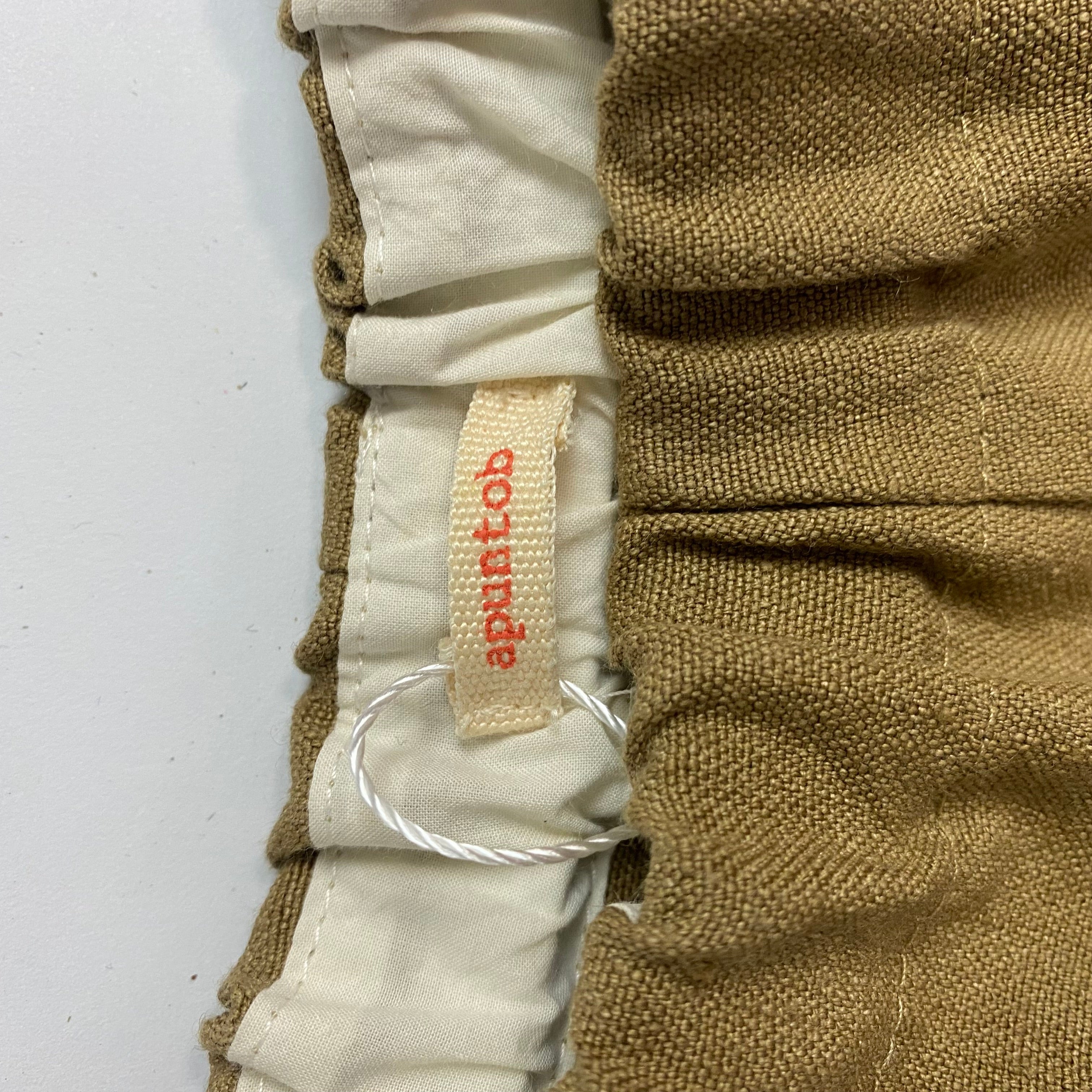 Apuntob New £325 Pale Olive Linen Pants XS